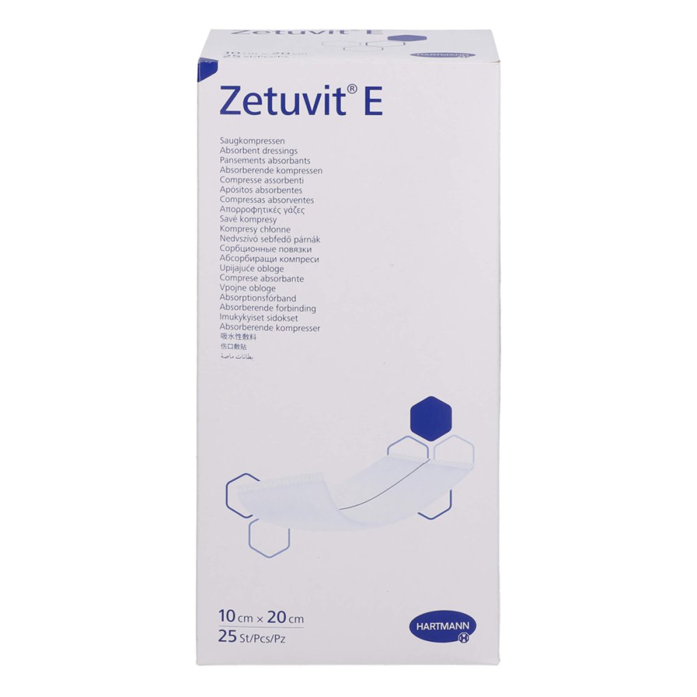 B2B Medical GmbH Zetuvit E Saugkompressen Steril 10x20 Cm 18470060