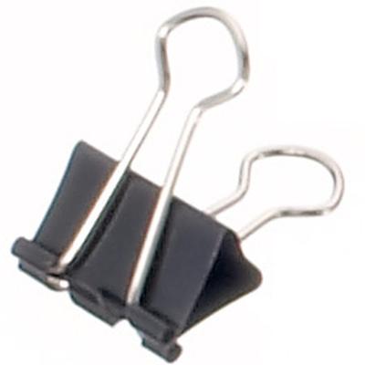 MAUL Foldbackklammern 13mm 12 Stück schwarz Packung mit 12 Stück
