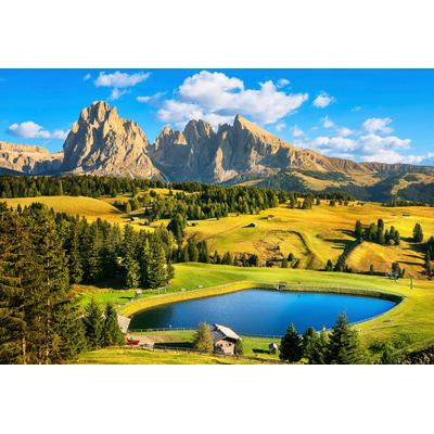 Fototapete PAPERMOON "Landschaft", bunt, B:5m L:2,8m, Vlies, Tapeten