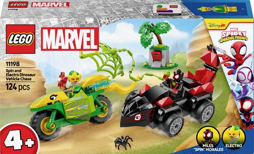 11198 LEGO MARVEL SUPER HEROES Actionspaß mit Spin und Electro in ihren Dino-Flitzern