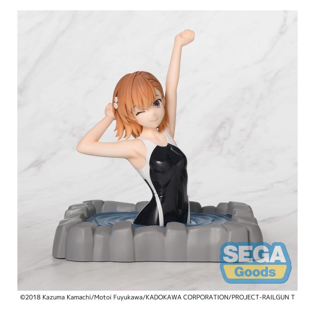 Sega A Certain Scientific Railgun T statuette PVC Thermae Utopia Mikoto Misaka 14 cm (SEGA56752)
