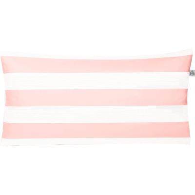 Kissenbezug IRISETTE "Tape 8577", rosa, B:80cm L:40cm, Mako-Satin, Obermaterial: 100% Baumwolle, Kissenbezüge, Kissenbezug, in einer hochwertigen Qualität