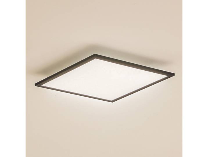 Enhife LED Plafonnier 39,5 cm Noir - Lindby - Bureau / espaces de travail - Moderne - Aluminium - Angulaire