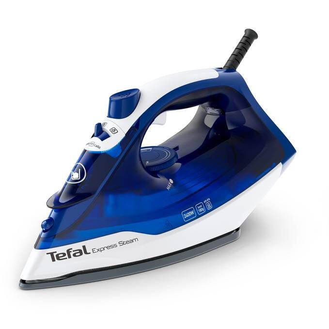 Tefal® Express Steam FV2838 Dampfbügeleisen, Blau/Weiß FV2838E0