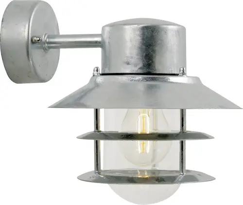 Nordlux Blokhus 25051031 Außenwandleuchte Energiesparlampe, LED E27 60W Stahl