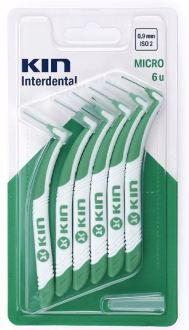 Kin Micro Interdental Brush Set 0.9 mm 6 Units