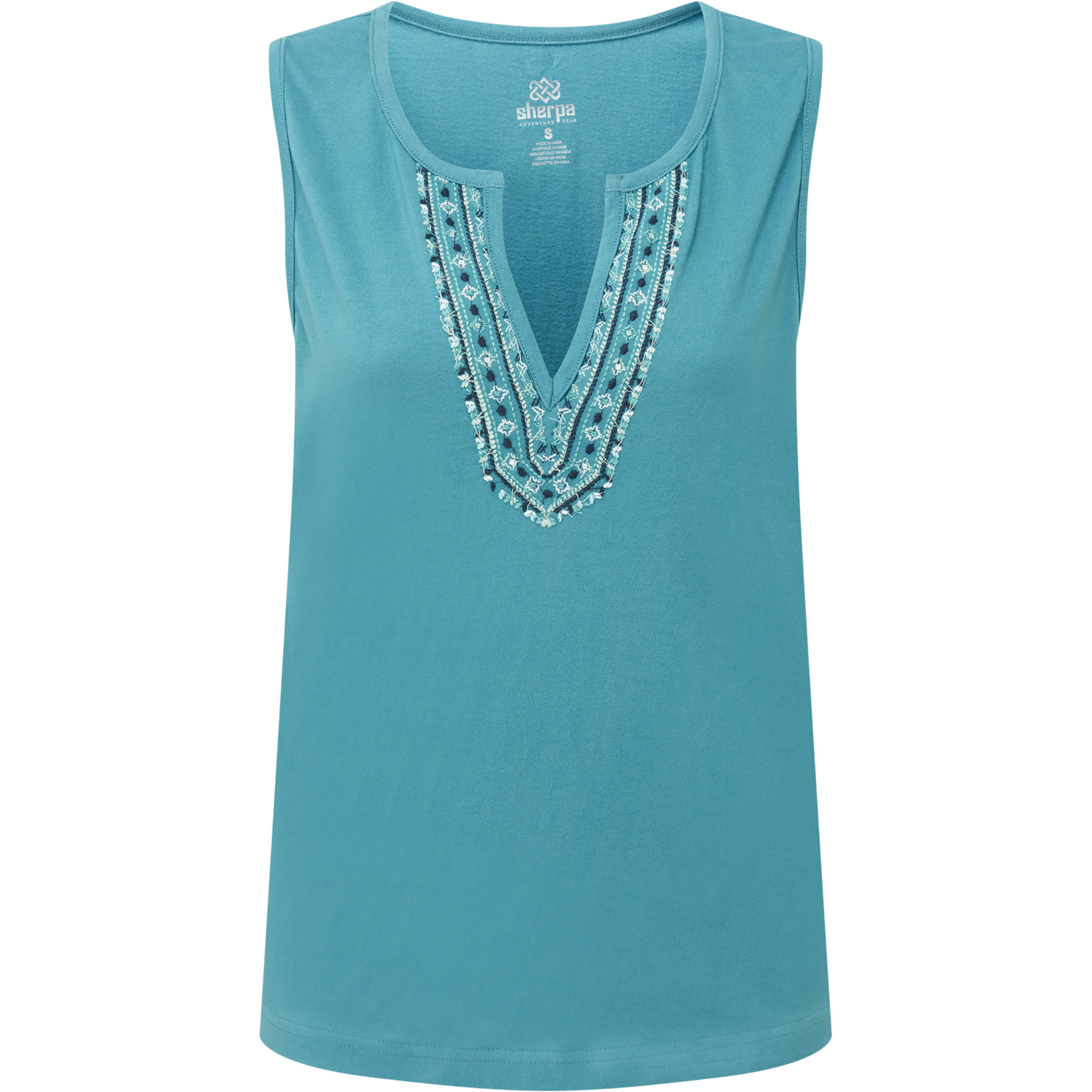 Sherpa Adventure Gear Kalindi Top Damen Tanktops blau Größe L Lifestyle Hautfreundlich