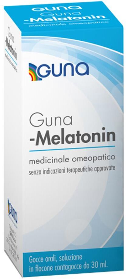 GUNA SpA Guna-Melatonin Gocce, Integratore Omeopatico, 30 ml - Per il Benessere del Sonno