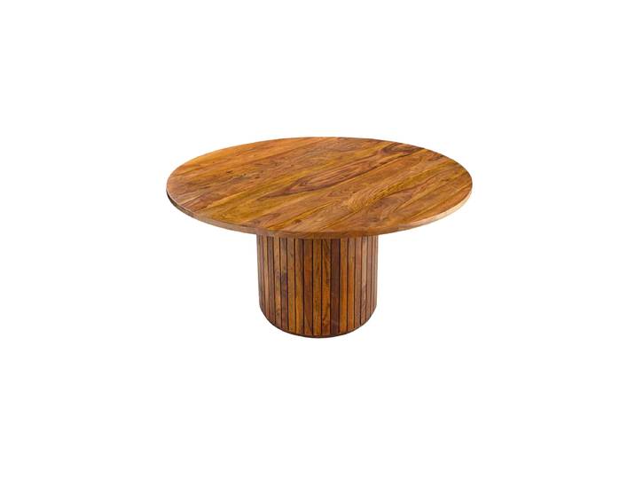 Runder Massivholz Esstisch „Tres Chic“, verschiedene Grössen Natural Invicta Interiors