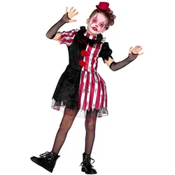 Wilbers Kinderkostüm Kleid Halloween Clown Grösse 164 (164)