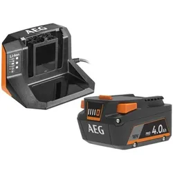 AEG Akku-Starterset 18V 1x18V/4Ah Ladegerät SETL1840S