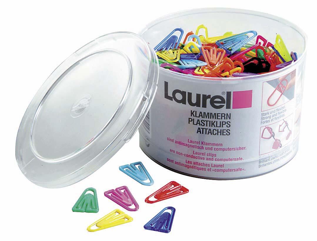 Laurel® Büroklammern farbsortiert 126011399