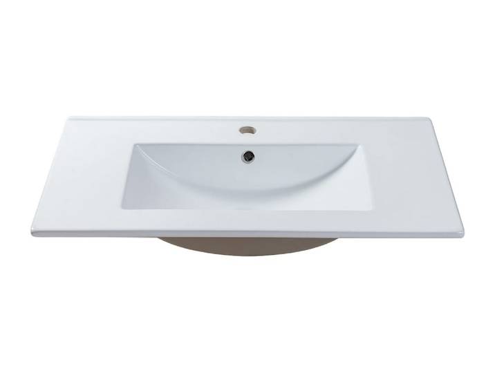 Vasque à encastrer céramique blanc