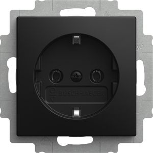 Busch-Jaeger Steckdose Balance SI 20 EUC-915, Unterputz, 1-fach, schwarz matt