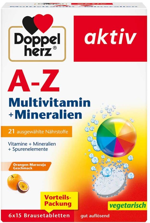 Doppelherz A-z Multivitamin+mineralien Brausetabletten