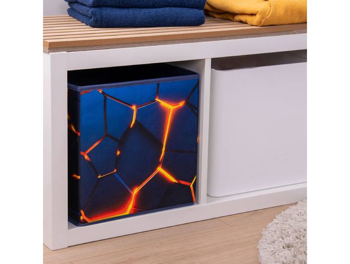 Boîte de rangement pliable Lava 30 x 30 x 30cm Noir