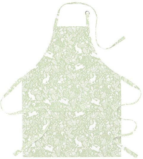 William Morris Forest Life Green Cotton Apron