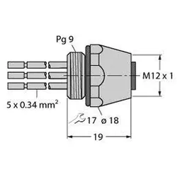 Turck Einbauflansch FKW4.54-0.5