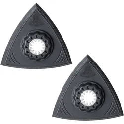 Fein 2x Schleifplatte ungelocht superweich Dreiecksform - 63806141220