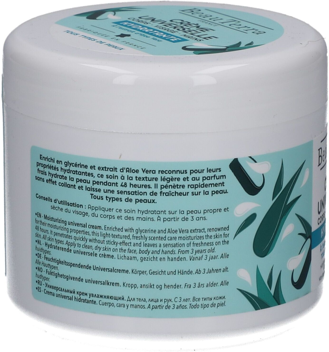 Beauterra Universalcr feuchtigk Aloe Vera 400 ml Creme