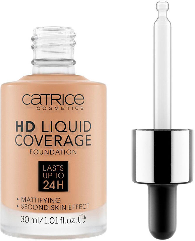 Catrice Hd Liquid Coverage Foundation dura até 24h #050-rosado cinza