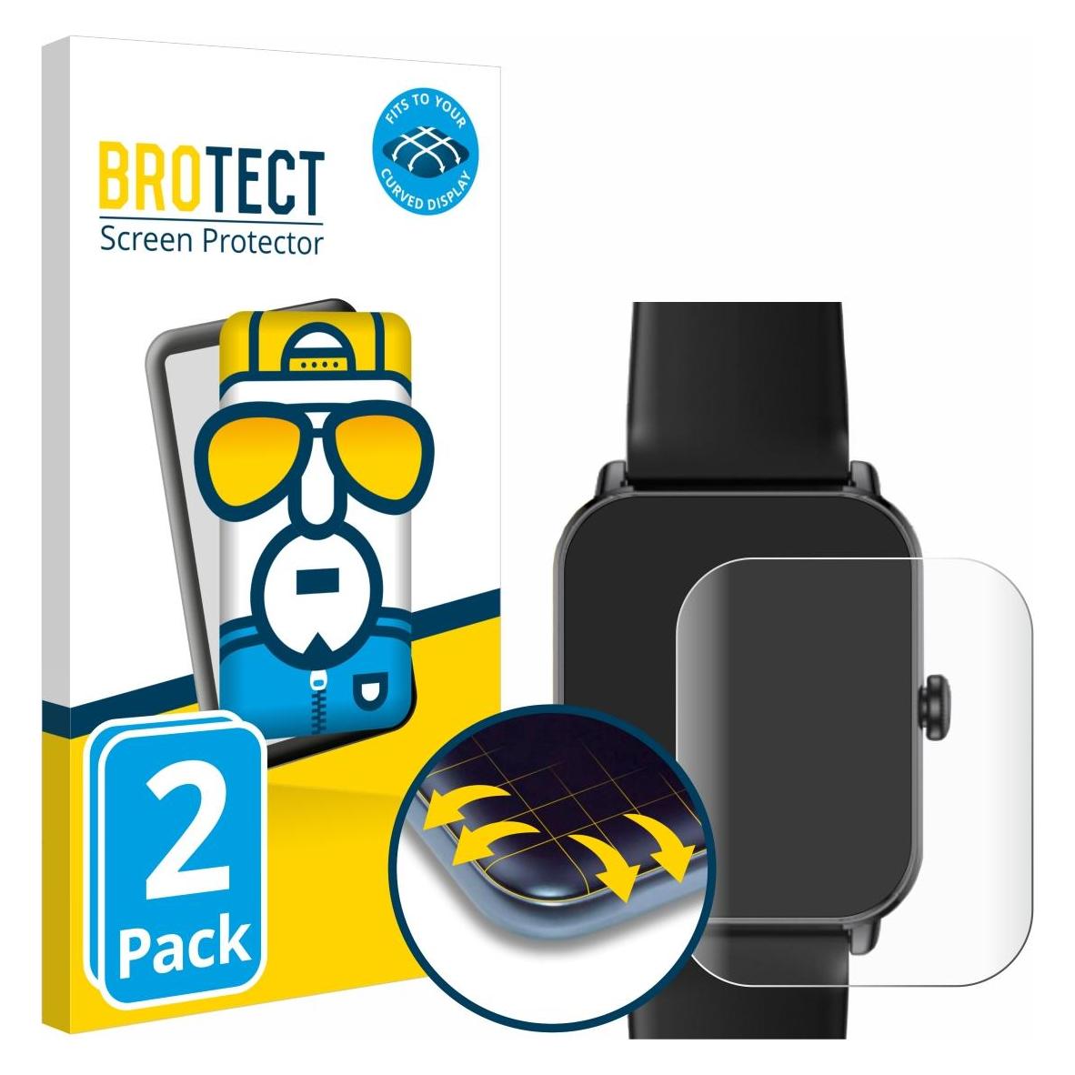 Brotect Fullscreen Schutzfolie Displayschutz Folie Klar Transparent (5157969)