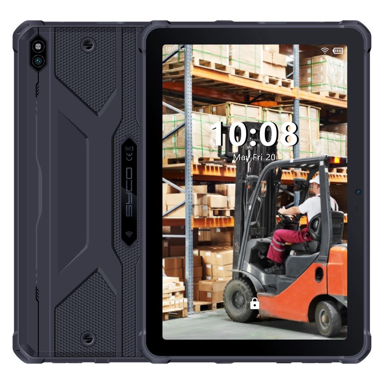 Syco Rugged Tablet RT-402 (4G, 10.10", 128 GB, Schwarz) (RT402)