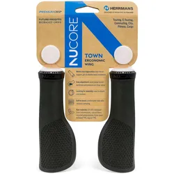 Herrmans Griff Nucore Town 130/130 mm schwarz peak