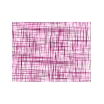 Packung mit 500 einzelnen Tischdecken aus dekoriertem Papier Urban Magenta 28 x 40,5 Offsetdruck 80 g