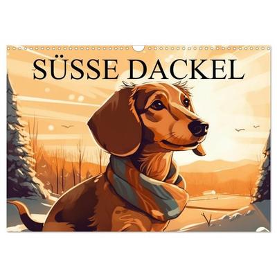 Dackel (Wandkalender 2026 DIN A3 quer), CALVENDO Monatskalender
