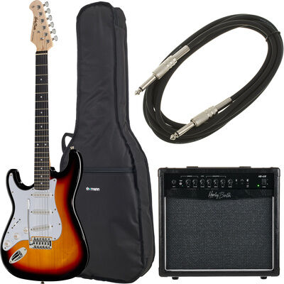 Harley Benton ST-20LH SB Bundle 3