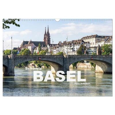Schweiz - Basel (Wandkalender 2027 DIN A3 quer), CALVENDO Monatskalender