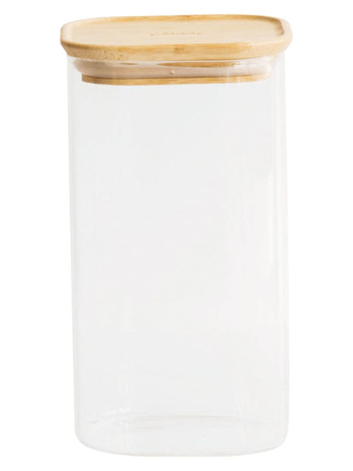 Pebbly Vorratsglas in Transparent/ Hellbraun - 1,4 l - onesize