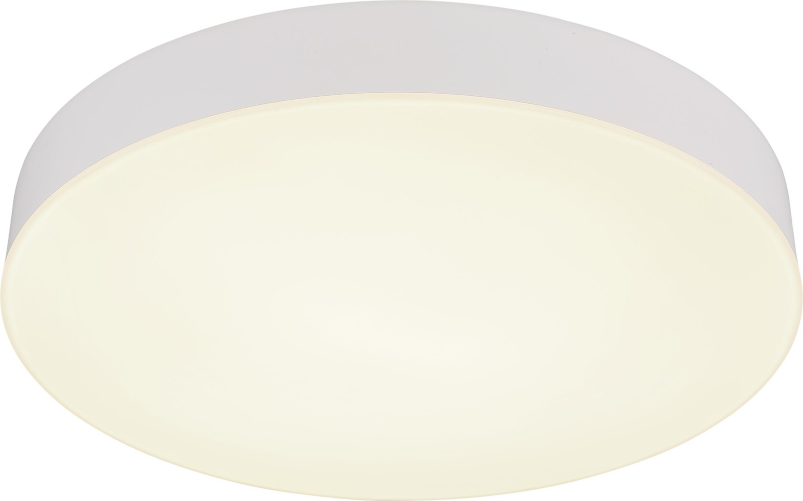 Globo Matthew LED-plafondlamp wit design rond Ø 30cm