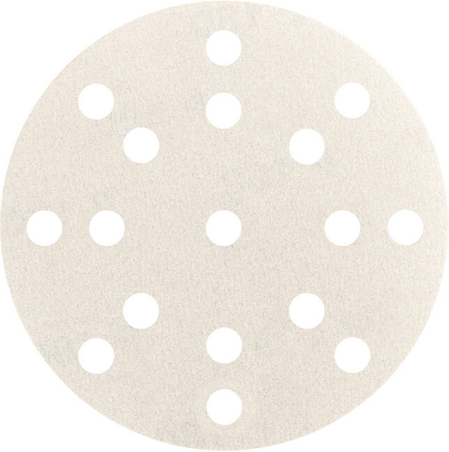 50 feuilles abrasives auto-agrippantes 125 mm, P120, peinture, « Multihole » metabo (626861000)