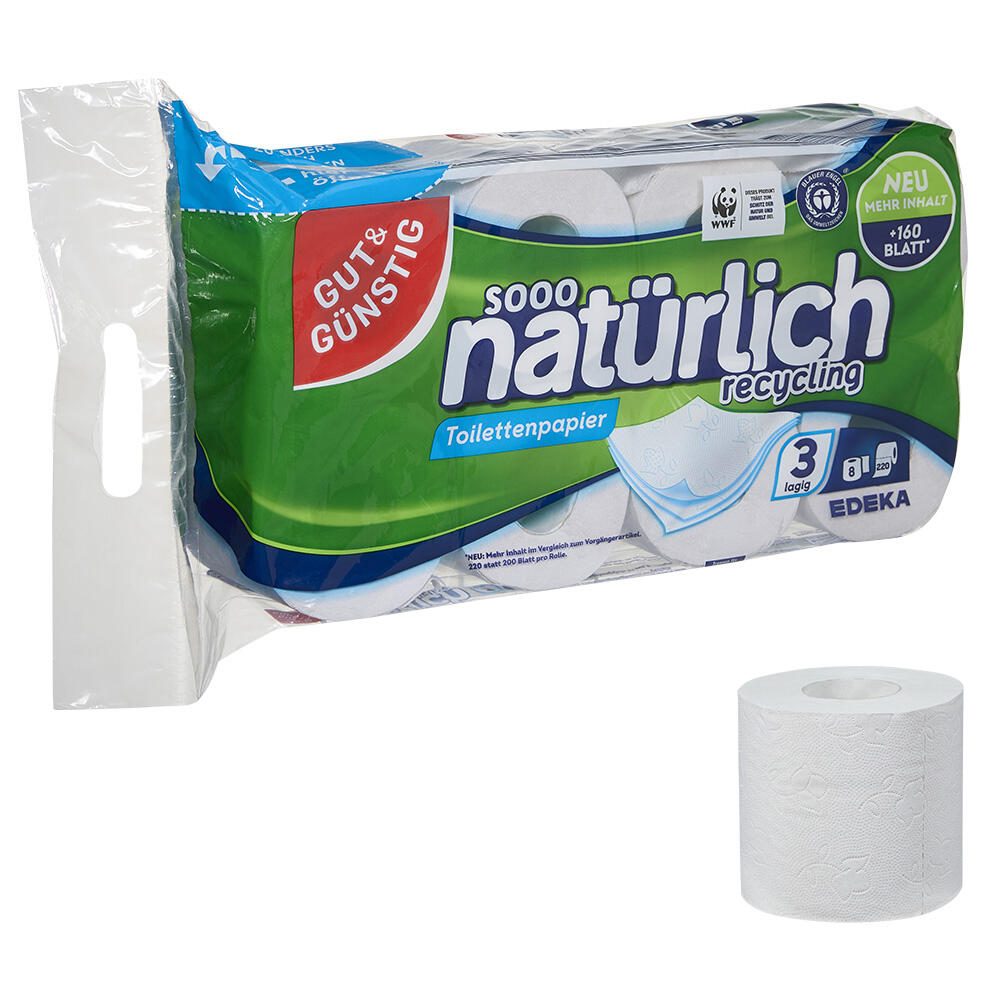 GUT&GÜNSTIG Toilettenpapier 3-lagig 6522139000