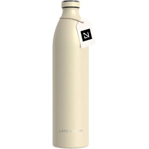 LARS-NYSØM Trinkflasche Ren Almond Beige, isoliert, aus Edelstahl, beige, mit Schraubverschluss, 1,5 l