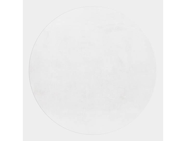 Hochflor-Teppich AYYILDIZ TEPPICHE POUFFY 5100 , auch als Läufer und Rund , weiss (weiß), H:20mm Ø:160cm, Polyester, Teppiche, Hochflor-Teppich, Läufer, weicher glatter Softflor, Kaninchen Fell Haptik, waschbar