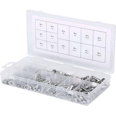 Ks Tools Sortiment Linsenkopf-Maschinenschrauben, metrisch, 475-tlg [Hersteller-Nr. 970.0510]