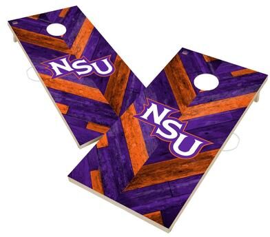 Skip's Garage Northwestern State University of Louisiana Demons Cornhole Board Set