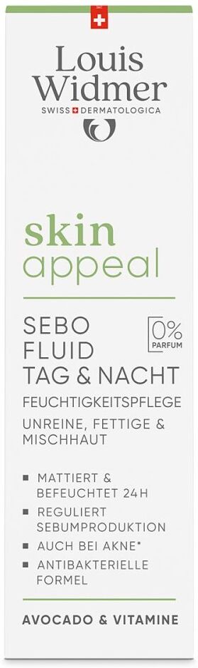 Louis Widmer skinappeal Sebo Fluid Tag & Nacht unparfümiert