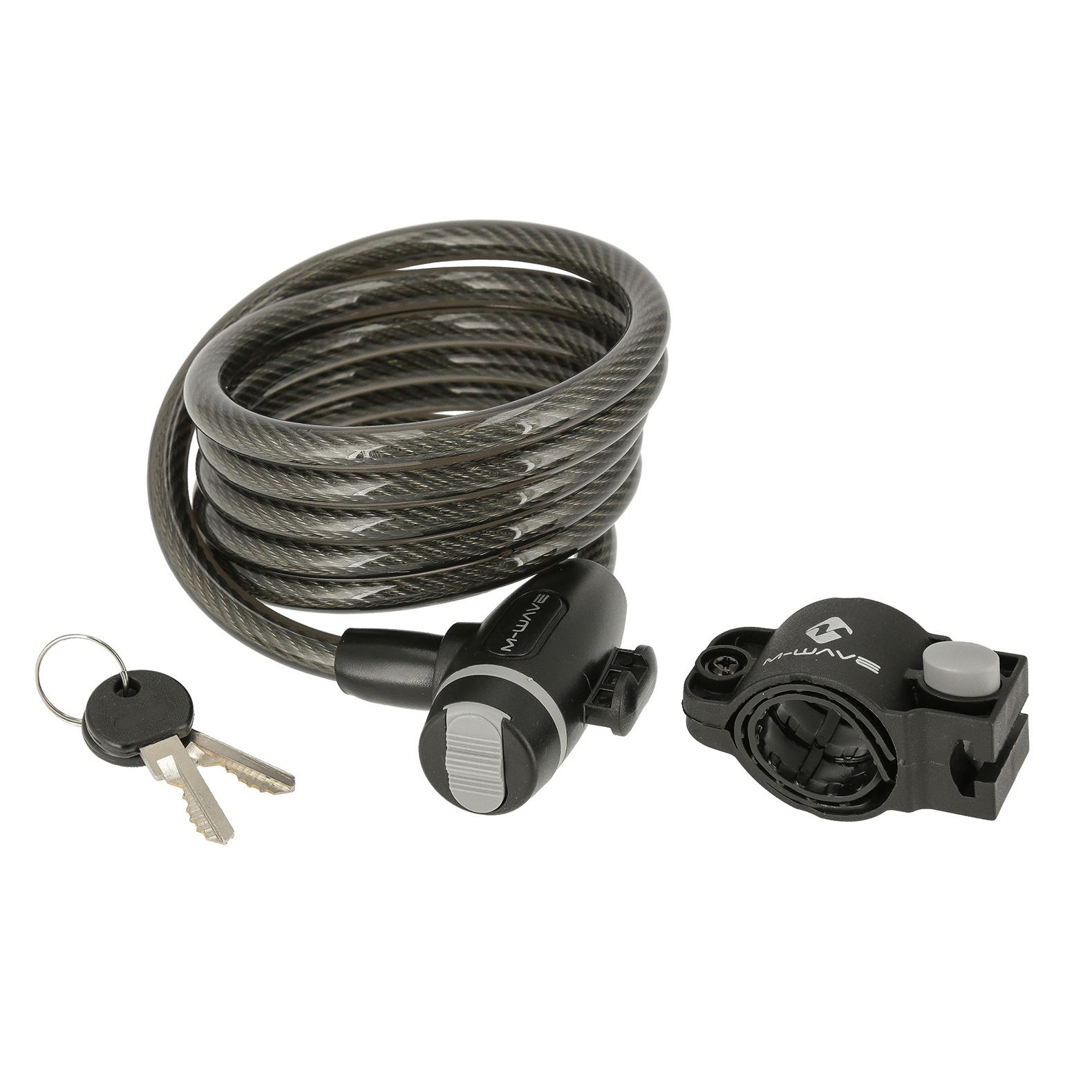 M-Wave Veloschloss S 10.18 Spiralkabel (180 cm) (230644)