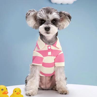 Uplift Treasures Casual Pet Polo Shirt For Dogs And Cats pink xs