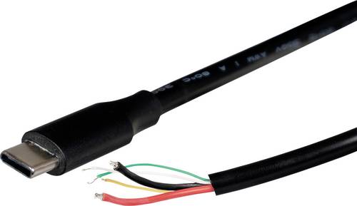 Joy-it USBCPD3M3A USB-C Kabel 3m Schwarz Daten-/Strom-Kabel