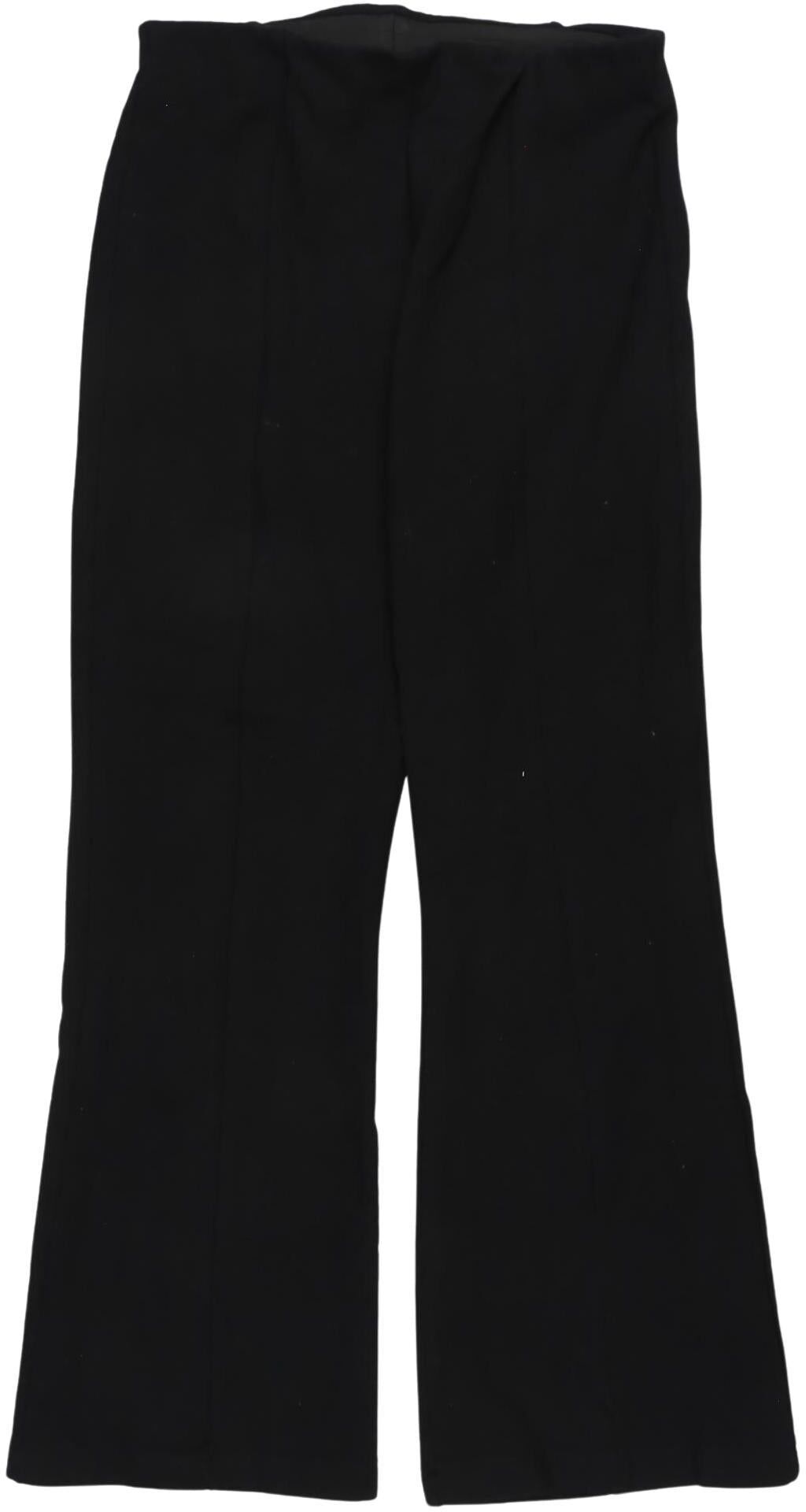 Kauf dich glucklich Damen Stoffhose, Schwarz, Gr. XS, kein / Etikett - Second Hand