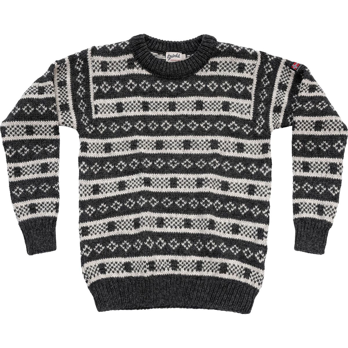Devold of Norway Alnes Wool Sweater anth./grey melange (900A-clothing) L TC 366 550 A 900A L