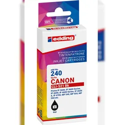 edding Tintenpatrone ersetzt Canon CLI-521 black (Foto)