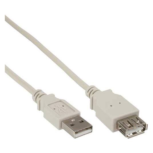 InLine USB 2.0 Verlängerung (1.80 m, USB 2.0) (34618L)
