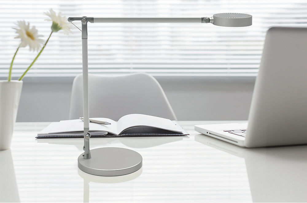 LED-Tischleuchte MAULgrace, dimmbar, silber MAUL