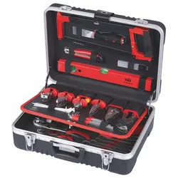 Tixit Werkzeugkoffer Elektriker 137-teilig Aluminium-Werkzeugkoffer VDE 60750